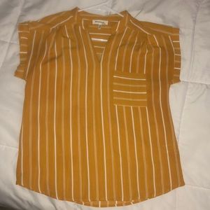 Large short sleeves blouse